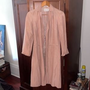 Vintage Patrick Gerard Blush 3/4 Sleeve Blush Duster Jacket Sz 4 US, FRENCH 36
